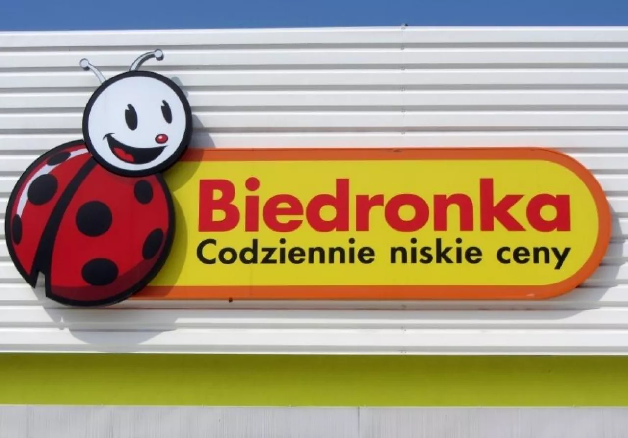 &lt;p&gt;Biedronka logo, źródło: Archiwum Wiadomości Handlowych (fot. Konrad Kaszuba)&lt;/p&gt;