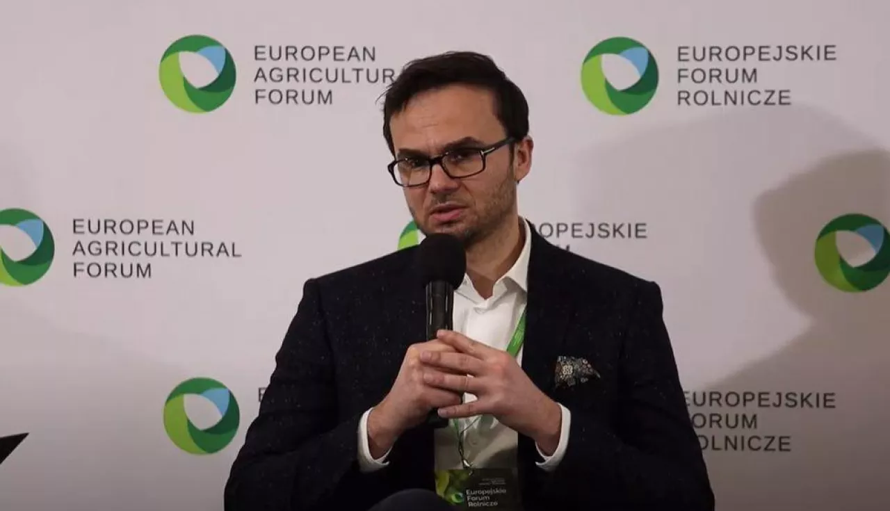 Łukasz Spisak, Polmlek podczas debaty na Europejskim Forum Rolniczym w Jasionce