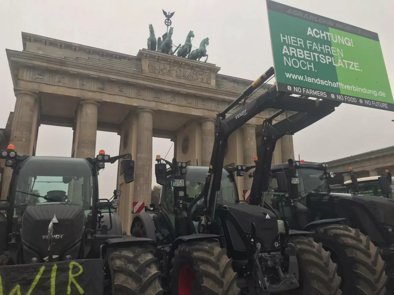 Protest rolników w Niemczech