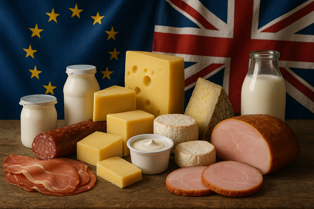 Od połowy kwietnia obowiązuje nowy zakaz przywozu mięsa i produktów mlecznych z Unii Europejskiej na teren Wielkiej Brytanii. Wszytsko przez pryszczycę.
