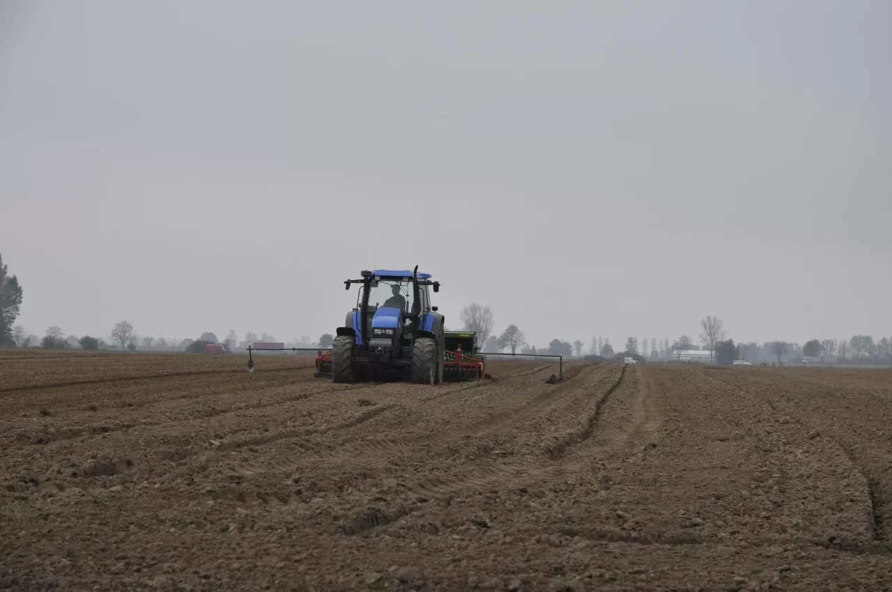 pole, traktor, ziemia orna