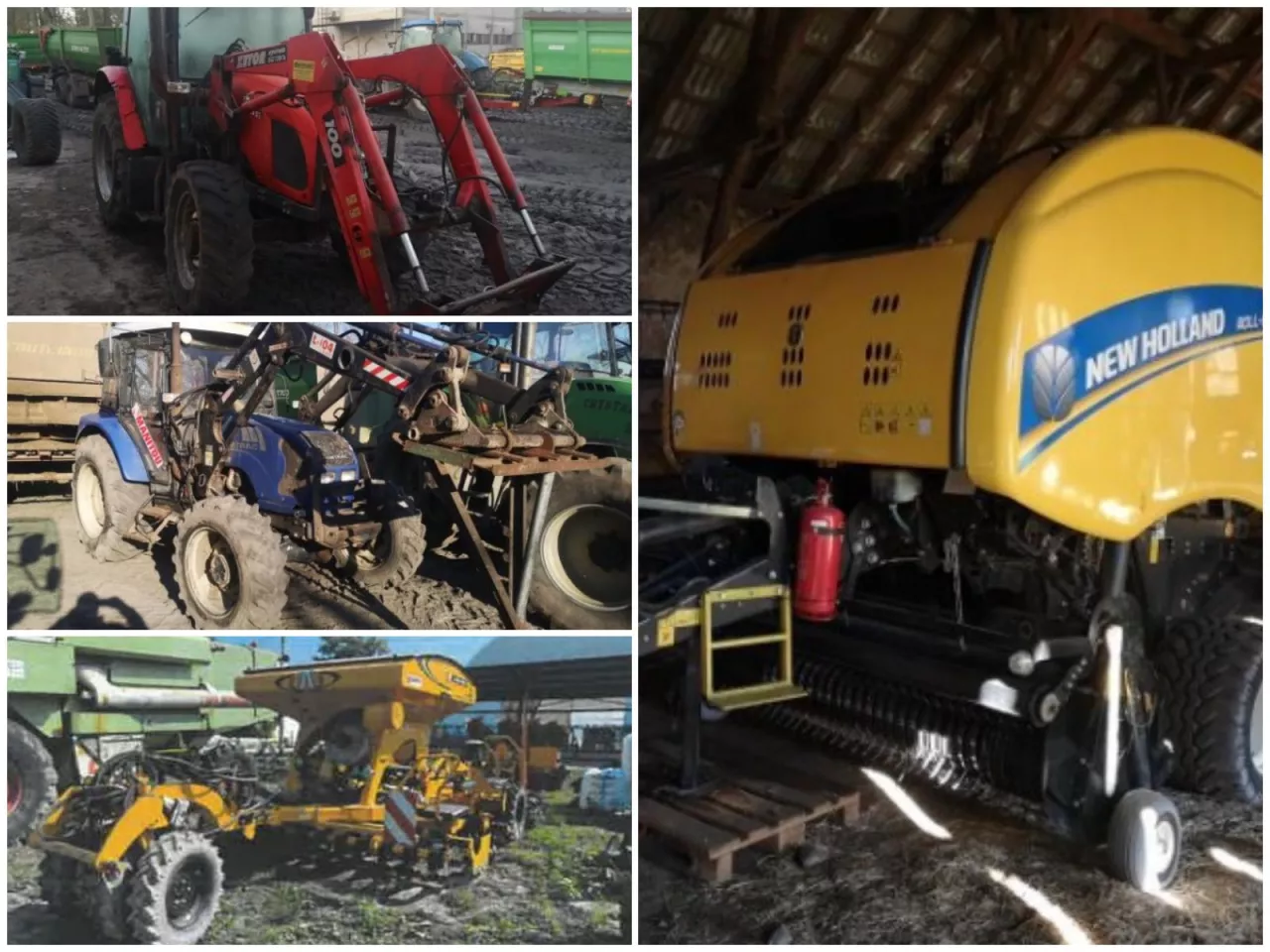 Ohz Dębołeka wystawia na sprzedaż m.in. ciągnki rolnicze