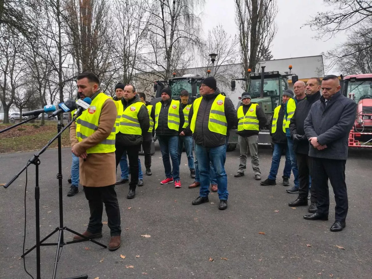 Biała Podlaska Protest rolników 18.12 