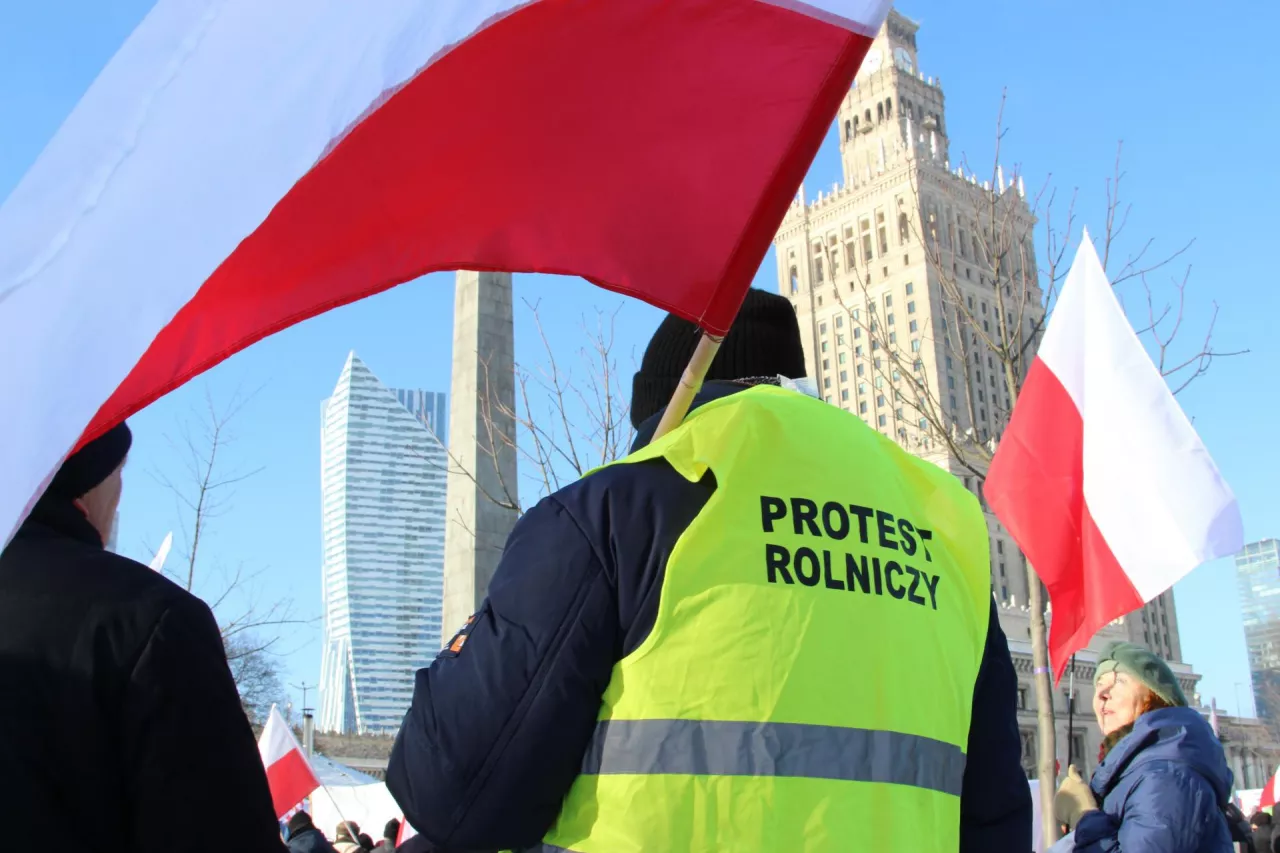 Protest rolników w Warszawie 9.01.2026 
